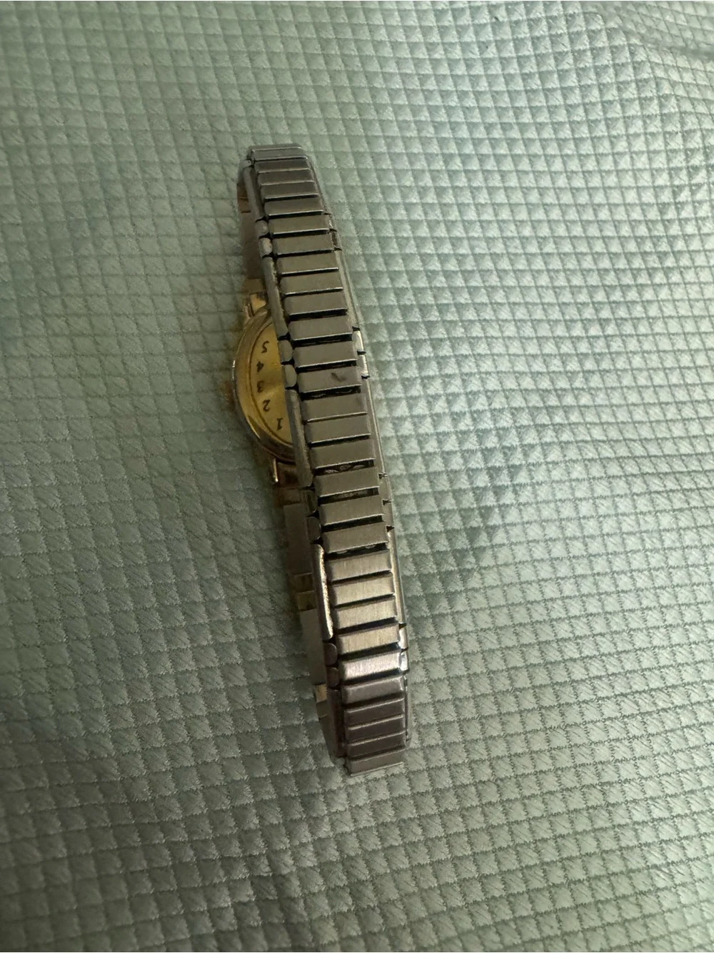 Timex Two-Tone Gold and Silver Oval Dial Bracelet Watch